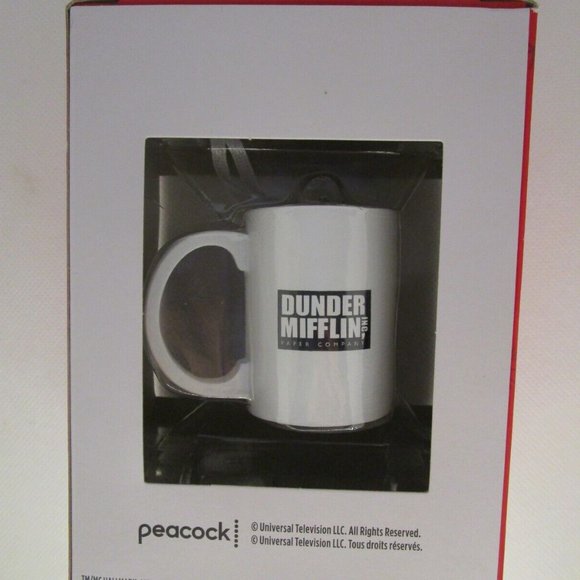 The Office Dunder Mifflin World's Best Boss Mug Hallmark Christmas Ornament NEW - Picture 7 of 8